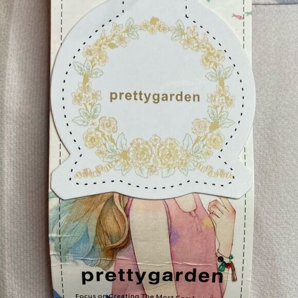 PRETTY GARDEN MULTI-STRIPED DRESS (SZ. M) - Picture 7 of 7